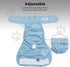 Dogs,(4 Pack) Vecomfy Reusable Female Dog Diapers for Large Easy Absorbent Medium Doggie Diapers for Peeing,in Heat,Dog