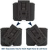 OWB Polymer Double Magazine Holster Ambidextrous Carrier for 9mm/.40 Calibers Double Stack Magazines