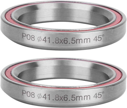 Keenso 2PCS 41.8MM Heavy Duty Bike Headset Bearing, Double Sealed for Mountain and Road Bike Cycling Accessory