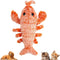 Kqcibz Floppy Lobster Dog Toys Plush Jumping Lobster Interactive Toy Motion Activated Moving