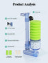 UPETTOOLS Aquarium Biochemical Sponge Filter - Ultra Quiet Air Pump with 2 Sponges & Bio Ceramic Media Balls