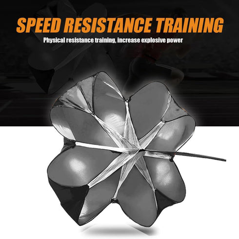 Running Speed Training - 56 Inch Resistance Parachute for Sprint Chute Soccer Football Speed Drills