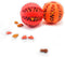 Weber's Wonders Set of 2 Paw Tricky Treat Ball - Dog Toy, Food Dispensing Non-Toxic Rubber Interactive Toy for Pets