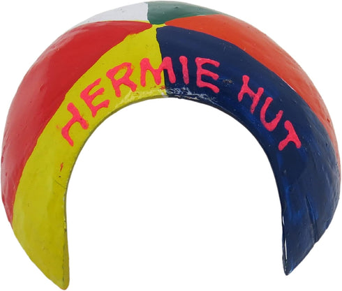 Needzo Beach Umbrella Hermit Crab Hut Hideout Habitat Decoration for Pets, Amphibians,