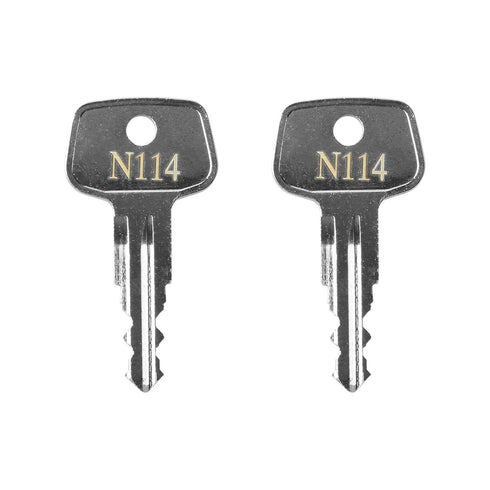 Thule Key Replacement for Roof Racks, Carriers, Crossbars, etc. (Codes N114)
