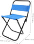 GANAZONO Foldable Outdoor Camping Chair Portable Fishing Stool Backrest Compact Lightweight Design for for Hiking