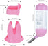 Guardians Hamster Water Bottle - Automatic Drinking Bottle with Food Container Base for Small Animals (80ml)