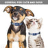 AirTag Dog Collar, Polyester Pet Cat Puppy Collar with Silicone Holder for Small, Medium, Large, and Extra Large Dogs,