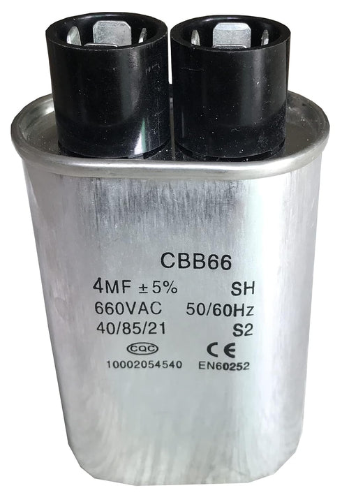 Golf Cart 4uF Capacitor - Fits E-Z-Go EZGO PowerWise II, Lester Replacement