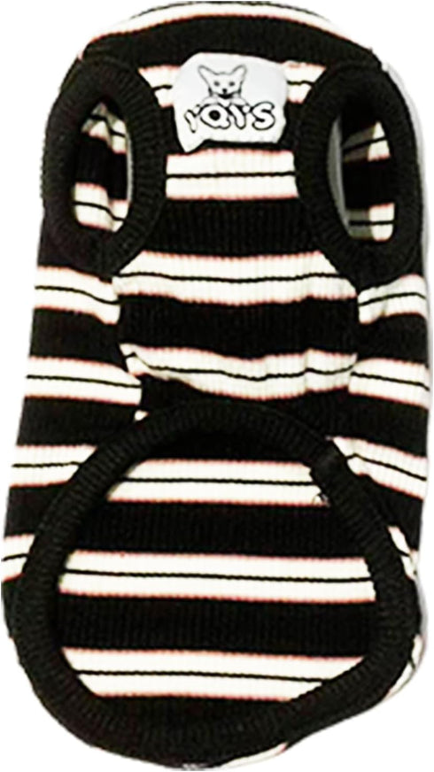 YQYS Dog Shirts, Multi-color Striped Cotton Vest for Small Dogs and Cats, Tank Top for Teacup Breeds