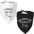 2 Pack Dog Bandanas for Pregnancy Announcement, Cute Adjustable Pet Bandana Scarf