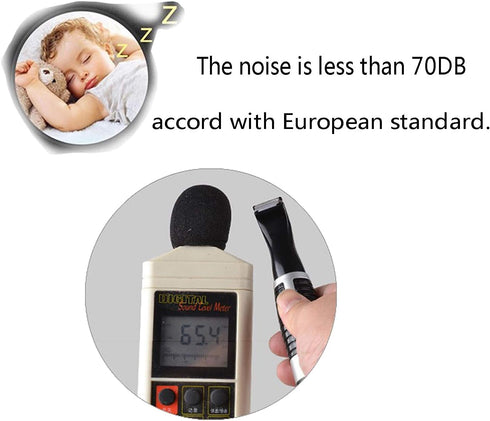 Dog Clippers, Cordless Electric Pet Trimmer for Small Dogs and Cats, Low Noise Grooming Clippers for Hair Trimming