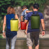 Pimoys 5 Pack Waterproof Dry Sacks - Lightweight Outdoor Dry Bags with Shoulder Strap, 20L / 12L / 10L / 6L / 3.5L for