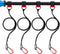 Paddle Leash Safety Rod Bungee Holder, Innovative Gel Grip for Kayaking, Canoeing