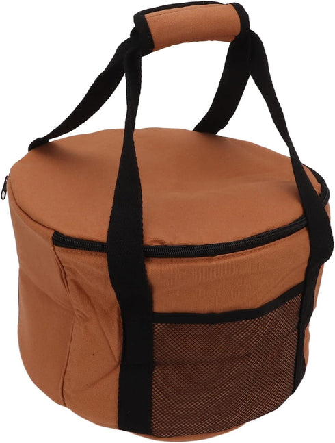 13.7L Alomejor Table Storage Bag for Outdoor Barbecue, Round Picnic Storage Bag with Large Capacity Lining