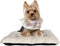 Washable Dog Crate Bed for XX-Small Dogs, Deluxe Thick Flannel Comfy Kennel Pad, Anti-Slip Pet Sleeping Mat, 18 x 12