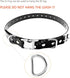 Quick Snap Bungee Dog Collar Strap with D Ring, Adjustable Durable Waterproof Replacement for Electronic Training