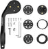 CooSpo Bike Computer Mount, Out Front Cycling Computer Extended Mount, Compatible with