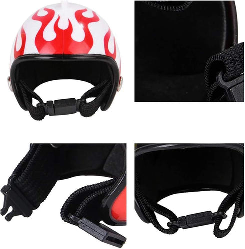 Chicken Helmet Bird Hat Safety Headgear for Small Animals, 5 Pcs Halloween Costumes
