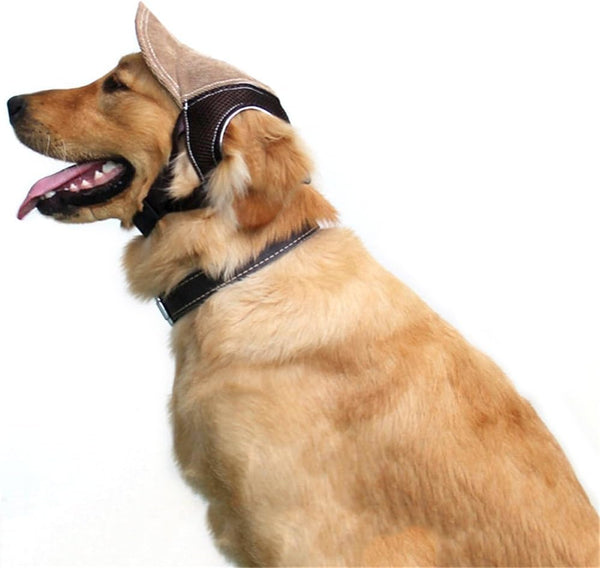 Pet Dog Baseball Cap Sport Hat - Outdoor Sun Protection Summer Cap for Small Medium Large Dog (Medium, Brown)