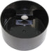 Pawvac 6 Ounce Vacuum Sealed Pet Food Storage Container, Black Cap & Body, White Treats