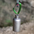 Titanium Ultralight 400Ml Leakproof Outdoor Camping Hiking Sports Water Bottle with Insulating Thermal Sleeve