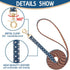 EXPAWLORER Dog Collar and Leash Set, Classic Plaid Bow Tie and Bandana Collar with Bell, Adjustable for Small Medium