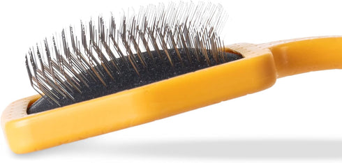 Burt’s Bees for Pets Small Slicker Brush for Dogs with Thick Curly Hair, Recycled Handle