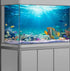 36X24IN Under The Sea Coral Reef Aquarium Background - Terrarium Background with 10 EVA Tape