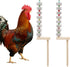 MinrzPet 2 Pack Chicken Toys - Chicken Coop Accessories with Calcium Stone &