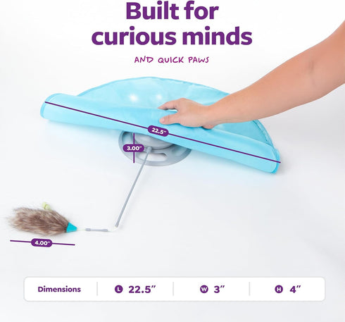 SmartyKat Electronic Motion/Moving Toys for Cats & Kittens, Battery Powered, Mimics Motion of Real Prey, Fun