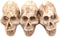 Driak 3Pcs Fish Tank Decorative Aquarium Decorations - Head Bone Skull Resin Ornament for Reptile or Fish