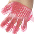 POPETPOP Palm Shaped Pet Bath Brush, Five Finger Massage Brush for Dogs, Pet Grooming Brush