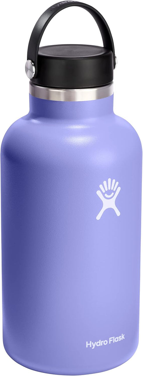 Hydro Flask Wide Mouth Vacuum Insulated Stainless Steel Water Bottle with Leakproof Lid for Travel