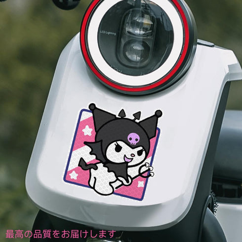 High Reflective Anime Stickers for Helmet, Waterproof Safety Decals for Night Riding
