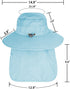 Sun Hats for Men and Women, UPF 50+ Breathable Wide Brim Fishing Bucket Hat with Neck Flap