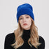 Knit Beanie Hat, 100% Sheep Wool for Men and Women, Pure Wool Ribbed Warm Hat