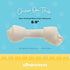 hotspot pets 8-9 Inch Large Rawhide Dog Chew Bones - Made from Grass Fed Cows, 10 Pack