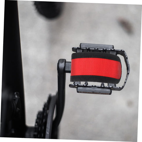 Toddmomy 1 Pair Bicycle Muzzle, Bike Attachment for Kids Bikes, Adjustable Pedal Footrest Strips