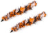 2 Pcs Cat Toys Interactive Refill Replacement Feather Pack, Furry Tail Butterfly Dragonfly Fish