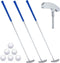 Wettarn 3 Sets Golf Clubs Mini, Two Ways Golf Putter Set for Men Women Kids with 6 Practice Golf Balls