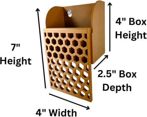 Lucky Critter Hermit Crab Climbing Wall Foraging Basket | Tank Enrichment Decor | Hermit Crab Habitat Decoration