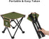Opliy 2 Pack,Portable Camping Stool Folding Stool for Outdoor Gardening and Beach Hiking Fishing,Foot Stool with Carry