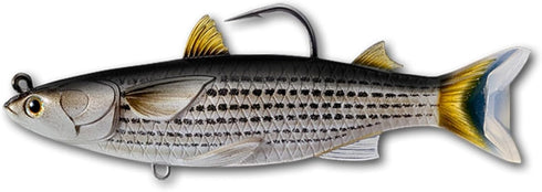Generic Fishing Lure Mullet Swimbait mus141ms 5.5 Inch Saltwater # 1.5oz Silver Black