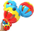 Bonka Bird Toys 1312 Pack, 3 Plastic Soccer Ball for Medium to Large Birds, 3.00" Diameter