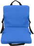 Diydeg Portable Stadium Seat Cushion, Outdoor Folding Padded Floor Chair with Back Support, Storage Pocket & Adjustable