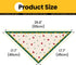 Conlun Dog Bandana, Adjustable Puppy Bandana for Birthday Party & Daily Photos, Soft Polyester Triangle Bibs Scarf