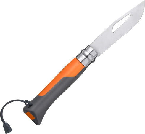 Opinel No.8 Outdoor Knife and Stainless Steel Survival Tool