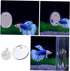 Betta Training Mirror Set, Decorative Fish Tank Toys, Plastic Round Sports Mirror for Betta Tank