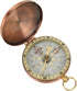 Vintage Pocket Compass, Classic Camping Watch Flip Compass Portable Survival Hiking Navigation